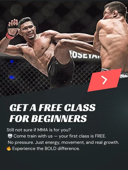 Not sure if MMA is for you? Your first class with us is completely free. There is no pressure, just a chance to experience our energy, learn from real champions, and see what it feels like to train with purpose.