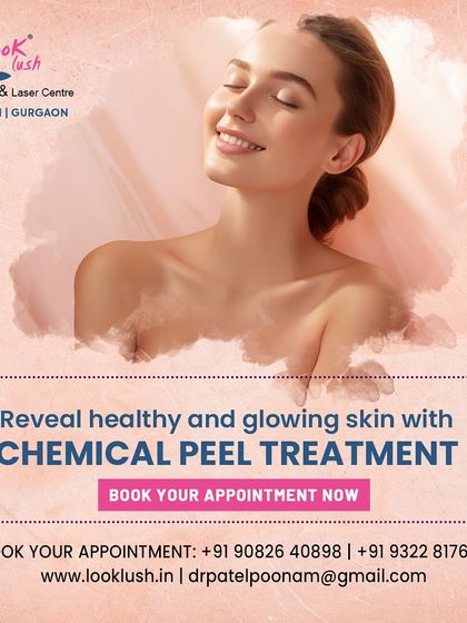 Reveal healthy, glowing skin with a chemical peel treatment. This procedure can help reduce the signs of aging, minimize wrinkles, dullness, hyperpigmentation, and scarring. It is a restorative cosmetic procedure for improving your skin's appearance.