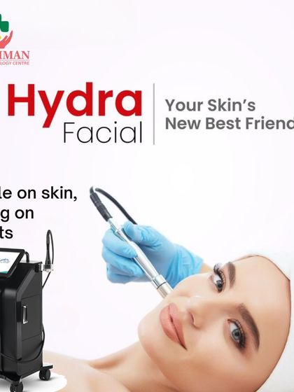 The HydraFacial is your skin's new best friend because it's gentle yet incredibly effective. This image shows the precision of the treatment, which provides strong results in improving skin texture and glow without causing irritation.