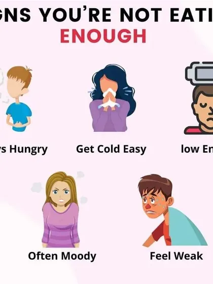 Feeling always hungry, moody, or weak? These are signs you might not be eating enough. I help you create a plan with small, frequent meals to boost your metabolism.