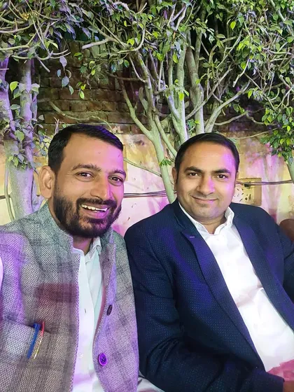 A selfie with a friend. The caption states, "Only he who understands loss can control his anger."