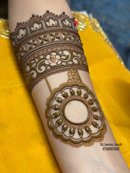 3D Henna Touch - Online Mehndi Classes Intricate Arm Bands & Cuffs photo 34