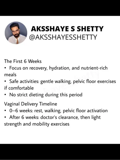 Knowing when to safely return to exercise after childbirth is crucial. This guide provides a clear timeline for the first 6 weeks postpartum, with specific advice for mothers who have had a vaginal delivery, focusing on rest, gentle walking, and pelvic floor activation before progressing to strength training.