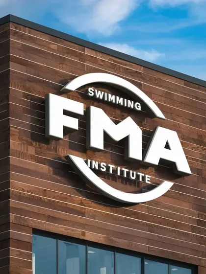 Announcing our new branch on Charni Road, Mumbai. The modern facade of our institute reflects the professional, high-quality swimming education we provide inside.