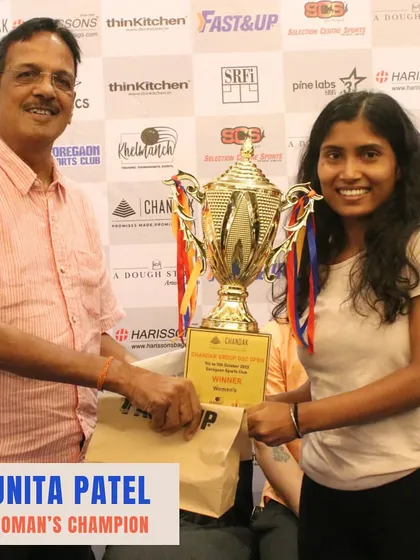 Crowning the Women's Champion, Sunita Patel. We ensure all our champions get the recognition they deserve for their incredible achievements.