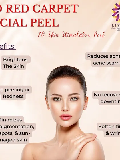 Get event-ready with our ZO Red Carpet Facial Peel, designed for a radiant glow without downtime. This treatment brightens skin, minimizes hyperpigmentation, softens fine lines, and reduces acne, leaving you with a flawless finish.