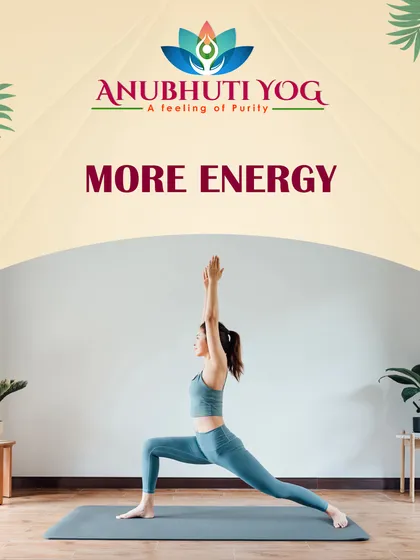 Feeling low on energy? Dynamic poses like Virabhadrasana (Warrior Pose) build strength and stamina, leaving you feeling energized and ready to take on the day.