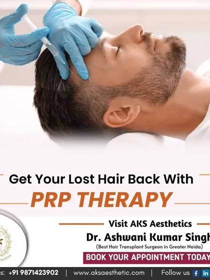 PRP therapy is a reliable method to get your lost hair back. It is a non-surgical approach that I recommend for patients looking to improve hair density and health.