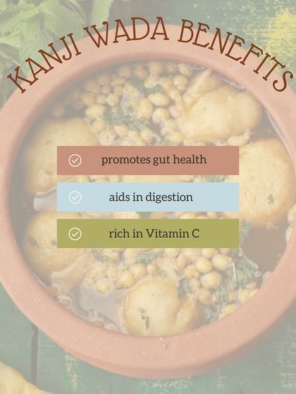 Our Kanji Wada is not only delicious but also packed with health benefits. This traditional Rajasthani fermented drink with lentil dumplings is great for digestion and gut health.