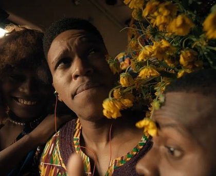 Another moment from the SanDisk shoot. The styling here, with bright flowers and traditional prints, was designed to create a visually rich and joyful atmosphere.