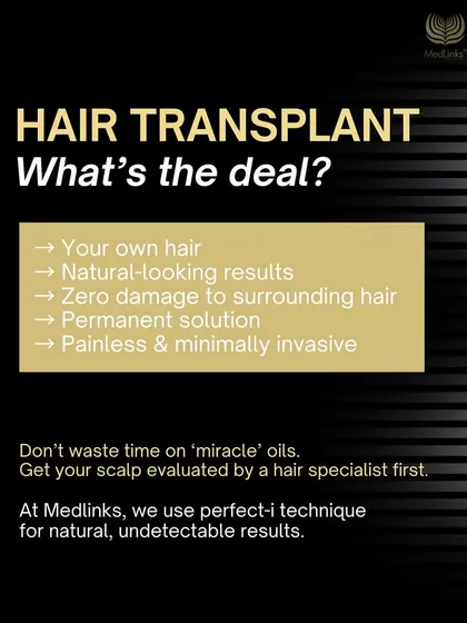 What's the deal with hair transplants? It's a permanent solution that uses your own hair to create natural-looking results with zero damage to surrounding hair. It's a painless and minimally invasive procedure when done correctly.