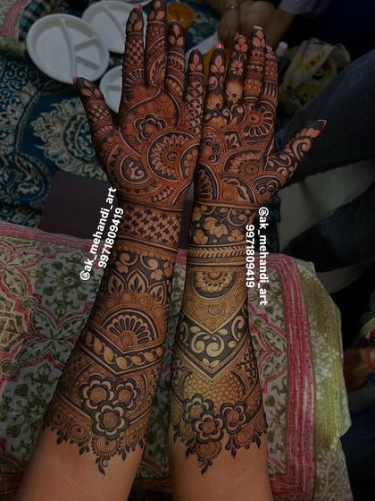 Abhishek Kumar - Bridal Mehndi Full Bridal Mehndi (Hands & Arms) photo 14