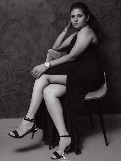 Shweta Nandakumar - Custom & Bespoke Fashion Design Black & White Portraits photo 5