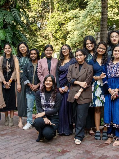 A small spark can start a great fire. Our diverse community of poets, pictured here after a workshop, is proof that when we hold hands and listen to one another, we can make a huge impact.