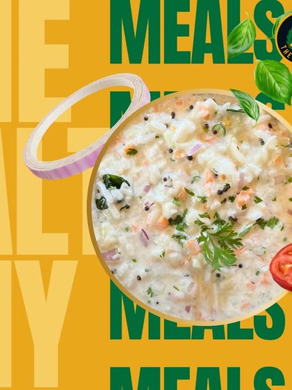 My new healthy menu includes comforting options like Curd Rice. It's a light, probiotic-rich dish that's great for digestion and perfect for a simple, satisfying meal.