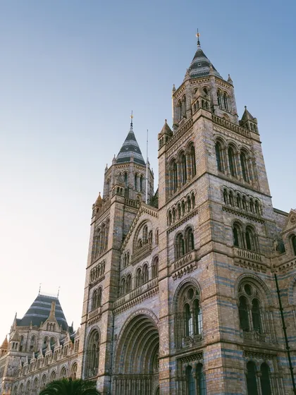 The magnificent exterior of the Natural History Museum, one of my favorite venues to play at. We have the expertise to transform even the most iconic spaces.