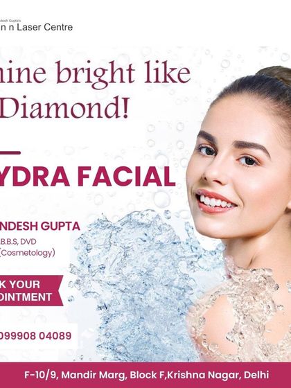 Shine bright like a diamond with a Hydra Facial. This treatment deeply cleanses, exfoliates, and hydrates the skin, making it the best makeup you can wear. Book your appointment for this refreshing experience.