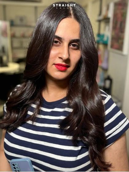 Another portrait, showing the client's confidence with her new look.