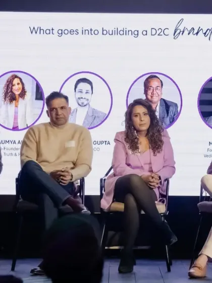 I also manage the technical and staging aspects of corporate events. Here is a panel discussion I organized for the Truth & Hair brand launch, ensuring a professional setup with a clear background screen, proper seating, and audio for the speakers.