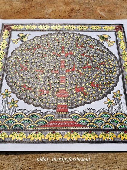 Nidhi - Custom & Fine Art Paintings Traditional Indian Folk Art photo 4