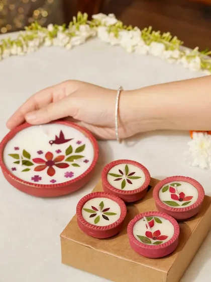 More examples from our festive shoots. These images showcase skincare and decor products styled for Diwali and other celebrations, demonstrating our ability to create timely and relevant content for brands.