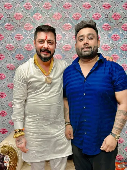 With Hindustani Bhau. It was great to connect with another popular social media personality.
