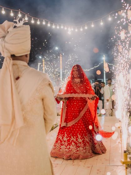 Timeless Red Lehenga Brides photo 39