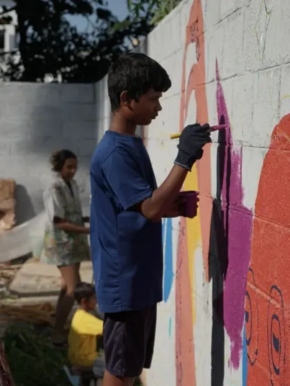 Vritti Kotian - Community Art Projects & Workshops Collaborative Community Murals photo 24