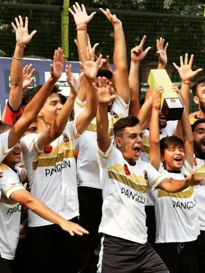 The pure passion of winning. Our academy team celebrating another championship, showcasing the extraordinary belief and spirit we instill in our players.