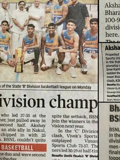 Akshay Prasad S - Athletic Performance Training In The News photo 3