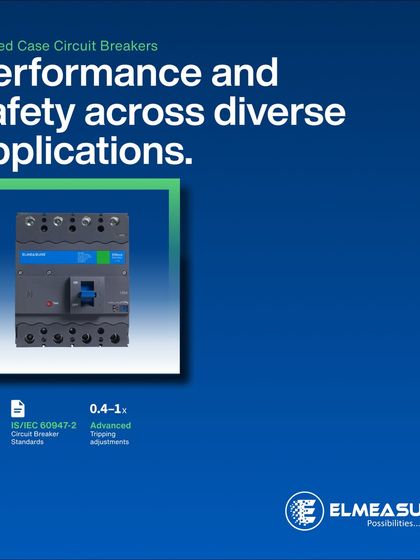 This graphic details the performance and safety features of my MCCBs, highlighting the adjustable tripping settings for customized protection.