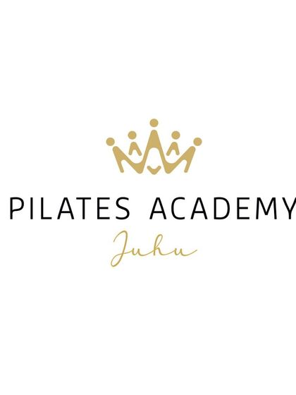 Our official logo for Pilates Academy Juhu. The crown represents our commitment to providing a premium, empowering wellness experience, while the figures within it symbolize our focus on community and connection.