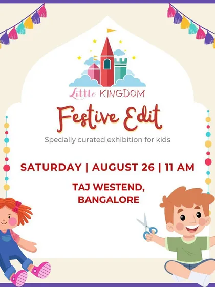An invitation to the Festive Edit, with a graphic highlighting the toys, art, and craft offerings.