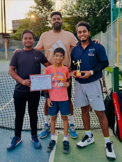 Our player Nivaan Dhama was the runner-up in the Under-10 Rally at the Tennis Mania Open. We are super proud of his effort and are sure he will keep adding more titles to his collection.