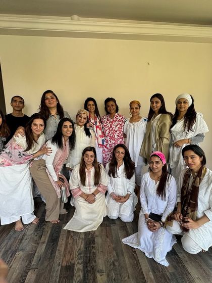 A group photo with some of the beautiful souls of the Ajna Yoga community. Your presence and dedication are what make this Sangat so powerful and special.