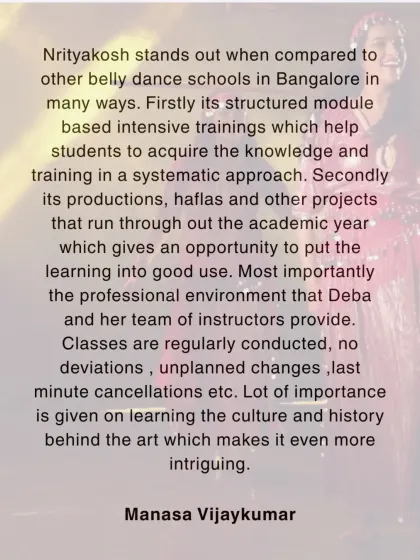 A review highlighting our structured training, performance opportunities, and professional environment.