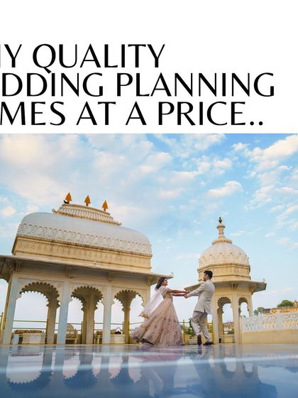 A carousel explaining why quality wedding planning is an investment: it saves you time, reduces stress, provides creative solutions, and gives you insider access.