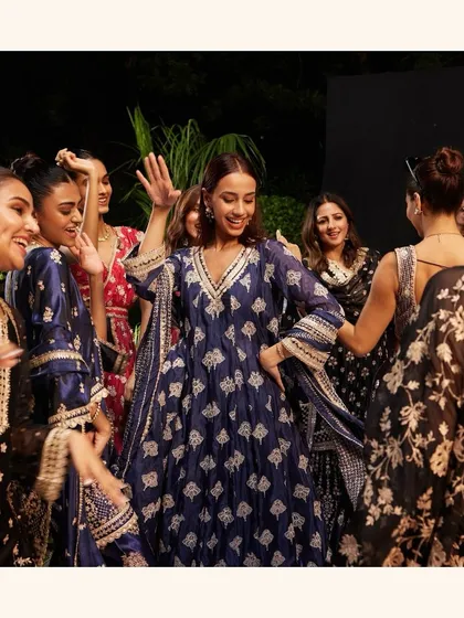 Cocktail nights with the bride squad just hit different. Dancing, laughing, and making memories in outfits that feel as good as they look.