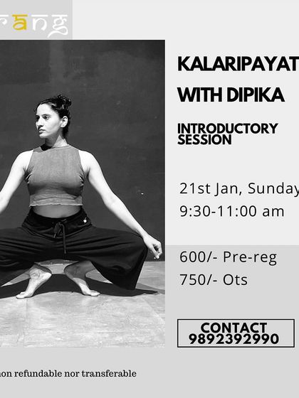 An introductory session for Kalaripayattu. This workshop is designed for beginners to get a first taste of this ancient Indian martial art.