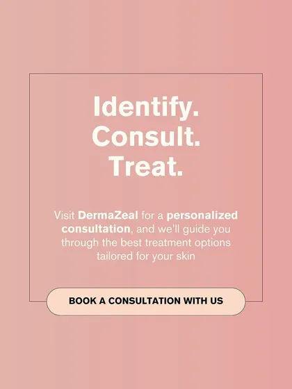 Identify, Consult, Treat. This is my three-step approach. A personalized consultation is the best way to guide you through the treatment options tailored for your skin.