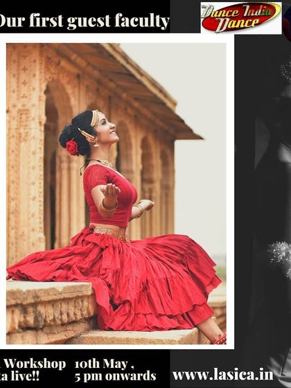 An announcement for a fusion workshop with our first guest faculty, Priya Kumar Varunesh of Dance India Dance fame. We are proud to host top talent at our studio.