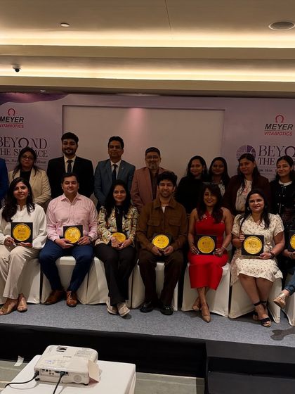 A group photo with all the panelists from the "Beyond the Surface" CME. We covered practical solutions for common concerns to help people achieve glowing skin, strong nails, and healthy hair.
