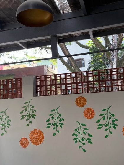 Another view of the studio's welcoming ambiance. The space is designed to be a new hotspot in Koramangala for creative events and workshops.