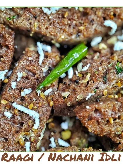 Healthy food can be incredibly delicious. My Ragi or Nachani Idlis are a testament to that, made from nutritious finger millet and garnished with fresh coconut and green chillies for that perfect balance of health and flavor.