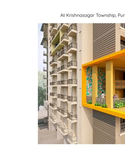 A closer look at the architectural expression at Krishnasagar Township, where contemporary design is rooted in the cultural context of Puri.