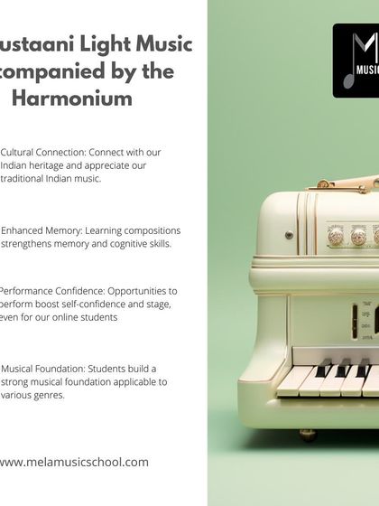 Mela Music School - Vocal Lessons Indian Classical: Vocal & Instrumental photo 3