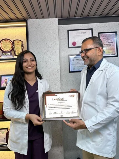 I am proud to have completed this advanced dermatosurgery training. This certificate represents a significant step in my journey of continuous learning and skill enhancement.
