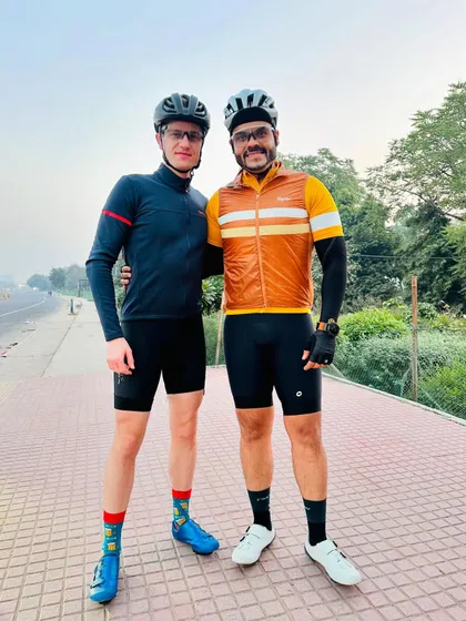 Two friends, one great ride. Capturing the spirit of our community.