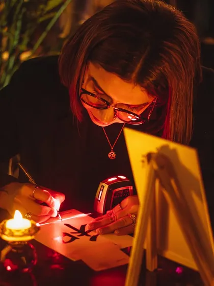 In the middle of a bustling event, there's a quiet space where it's just me and my work. This shot from a Suntory Hibiki event captures that intense focus, the calm within the chaos, as I perform my craft.