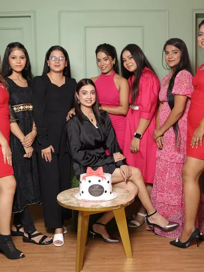 Our graduation day is a celebration. Here's a group photo with my students after a successful portfolio shoot and certification.